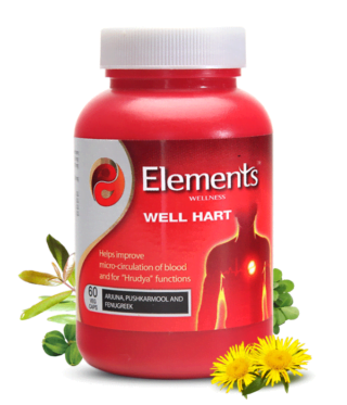 Elements Wellness Well Hart | 60 Veg Capsules