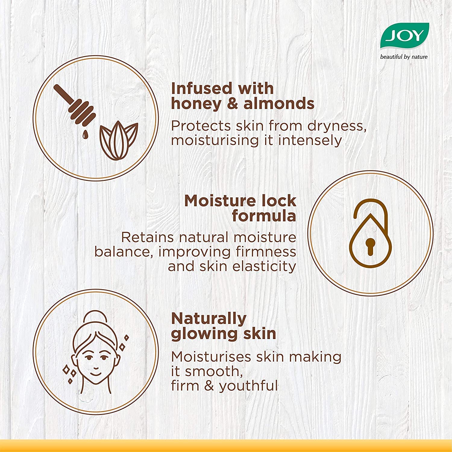 Joy Honey & Almonds Nourishing Skin Cream, For Normal to dry skin 800 ml - Image 6
