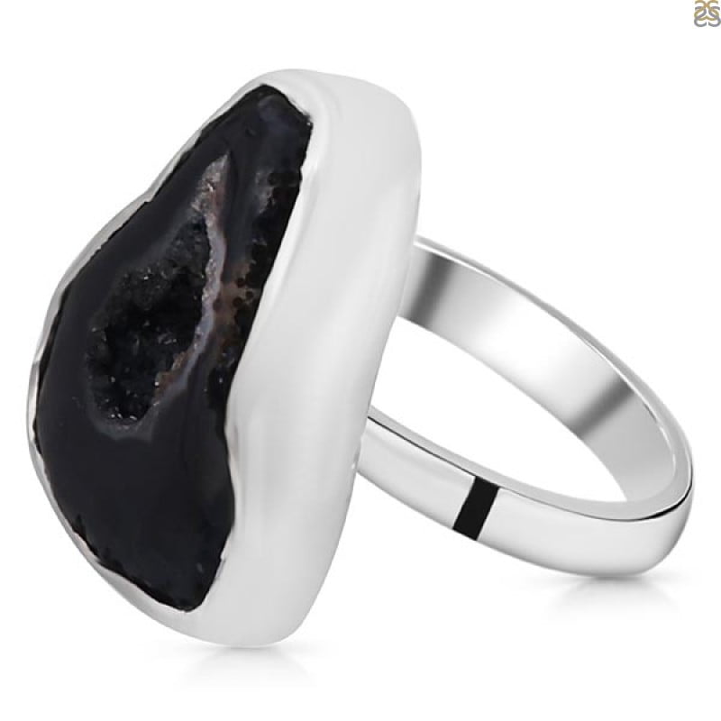 Agate (Black) Adjustable Ring-ADJ-R (ABL-2-115) - Image 2