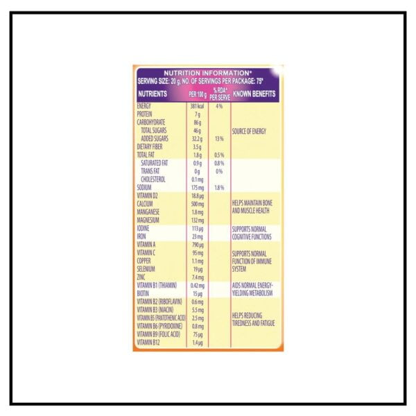 Cadbury Bournvita Health & Nutrition Drink Powder, 200 gm Jar - Image 2