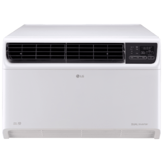 LG 4 in 1 Convertible TW 1.5 Ton 5 Star Dual Inverter Window AC (2024 Model, Copper Condenser, HD Filter, TW-Q18WUZA.ASLG)