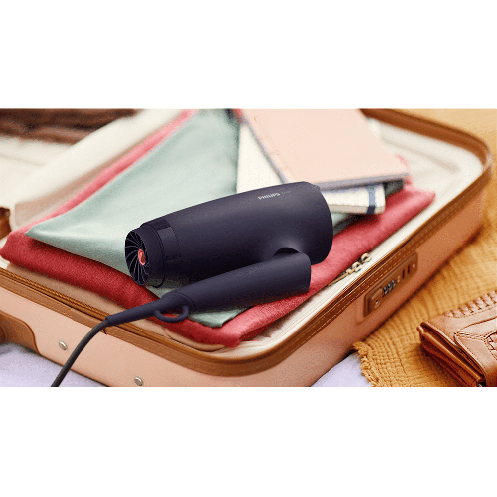 PHILIPS 3000 Series Hair Dryer with 3 Heat Settings & Cool Air Function (Ionic Technology, Purple) - Image 4