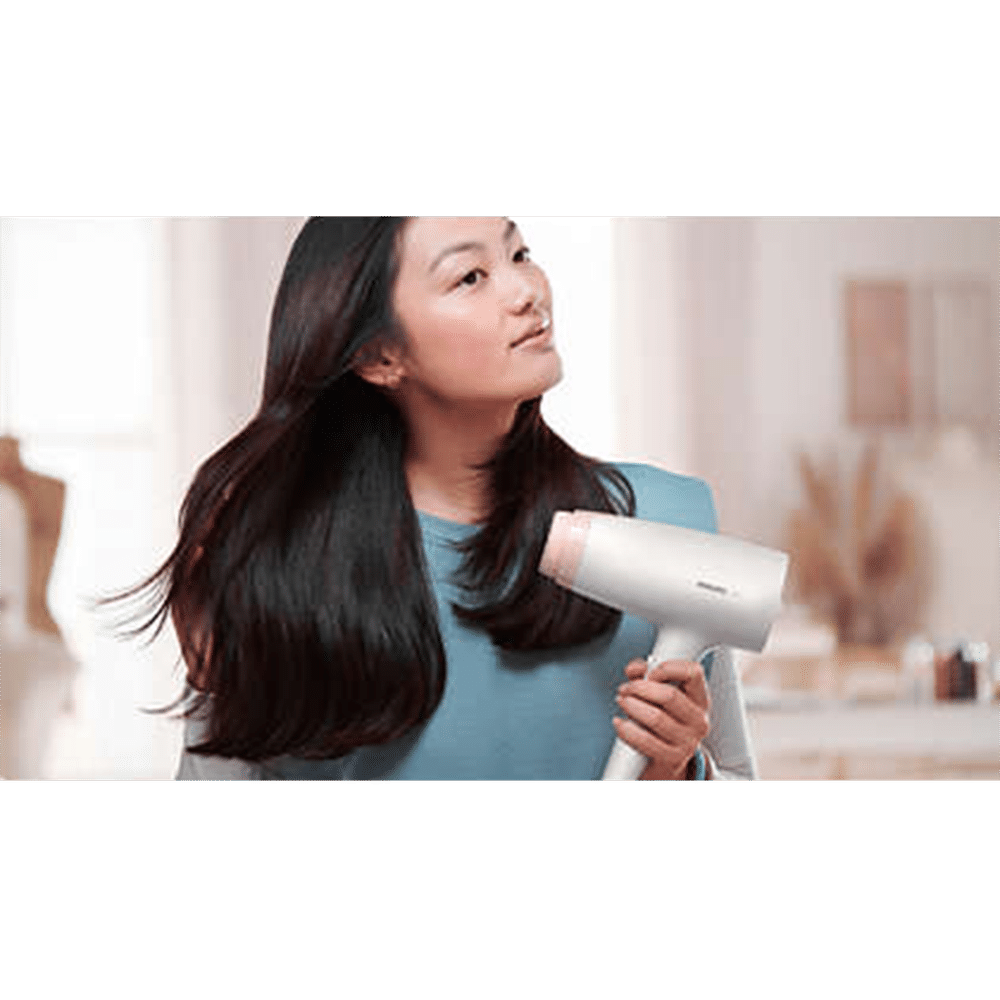 PHILIPS 3000 Series Hair Dryer with 3 Heat Settings & Cool Air Function (Thermo Protect Technology, White & Pink) - Image 9