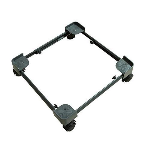 Whirlpool Adjustable Washing Machine Trolley | Heavy-Duty Stand with Wheels | Universal Fit for All Models