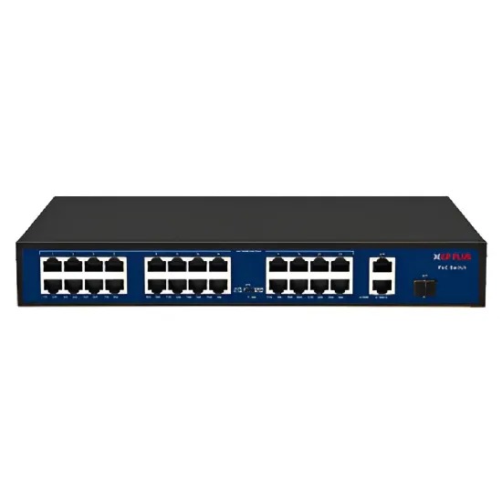 CP Plus CP-DNW-HPU24G2F1-30 24 Port Poe Switch (24 Normal Port + 2 Giga Uplink + 1 SFP) (300w)
