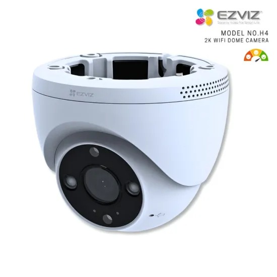EZVIZ 3MP H4 IP WiFi Dome Camera 2K With Night Colour | Two Way Audio