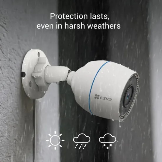 EZVIZ H3C 2MP IP WiFi Bullet Camera Night Colour With Built In Mic - Image 4