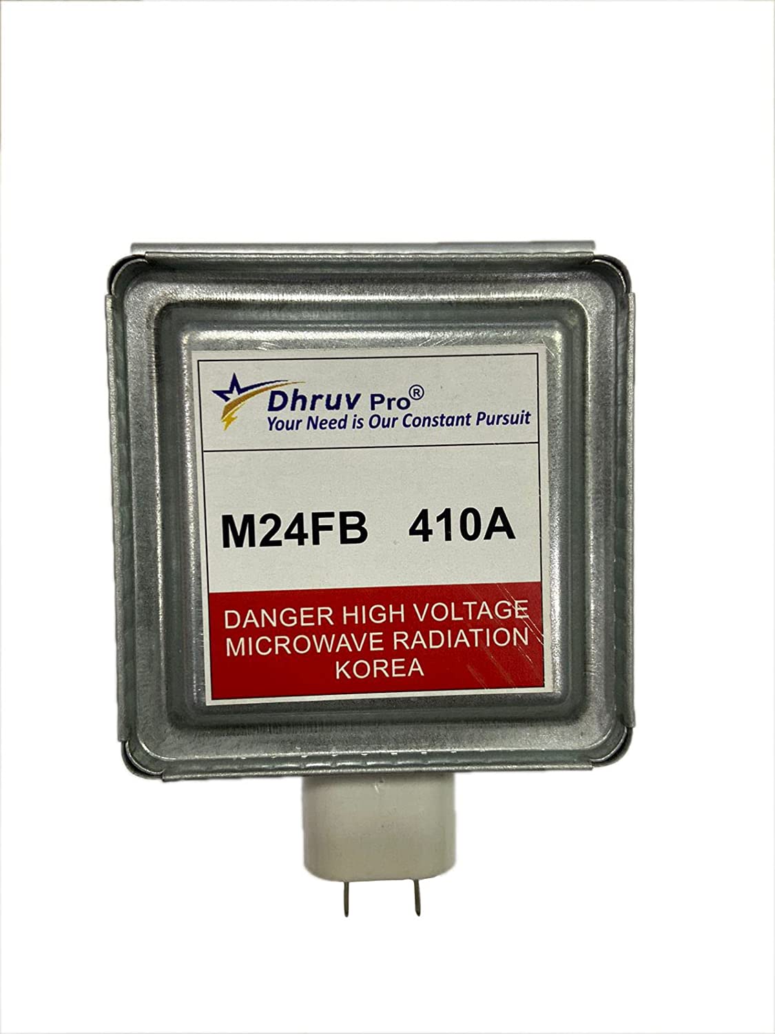 Galanz Microwave Magnetron 410A Compatible with LG 2M214(39F) | LG 2M213(9B) | Galanz 410A | Daewoo RM269 | Panasonic 2M261 (Silver, 4 inch)