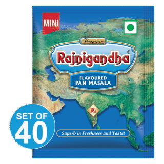 Rajnigandha Pan Masala ₹10 Pack – 40 Sachets x 2.2g | Premium Flavor & Aroma